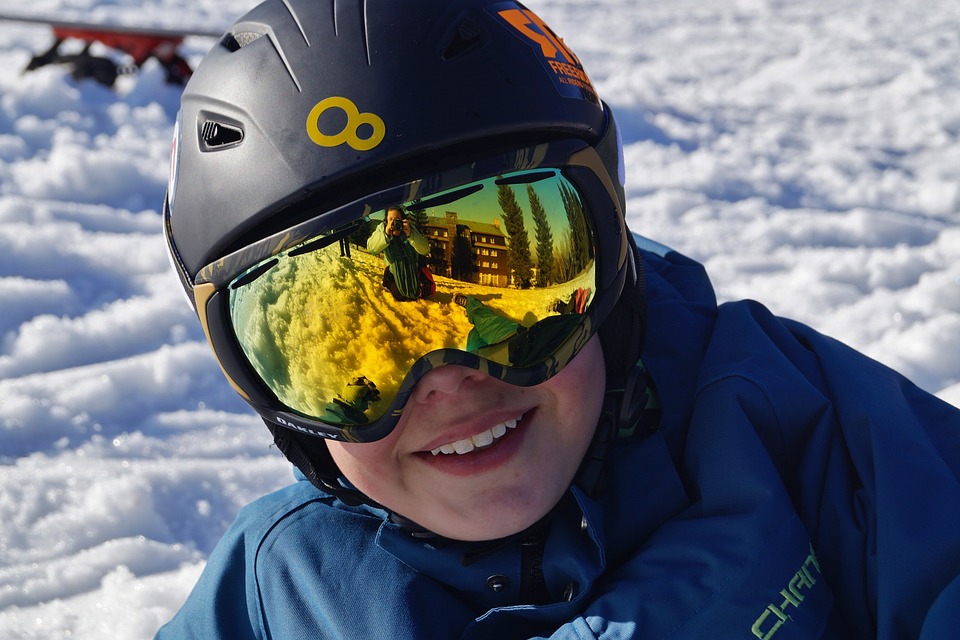 Si vas a esquiar, ¡no te olvides las gafas de sol!