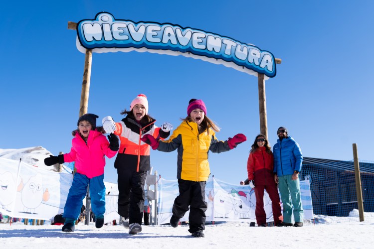 jardín nieve formigal